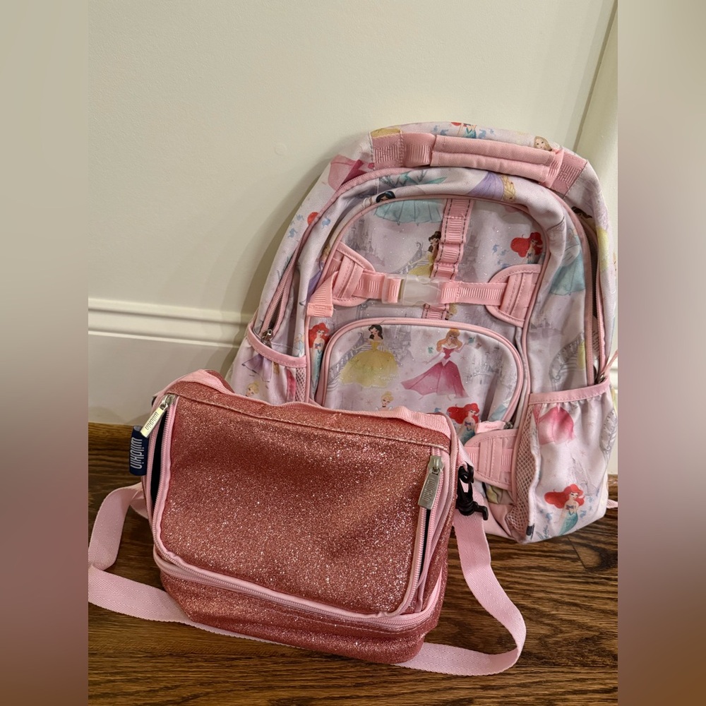 Pottery Barn Kids Pink Princess Backpack Set